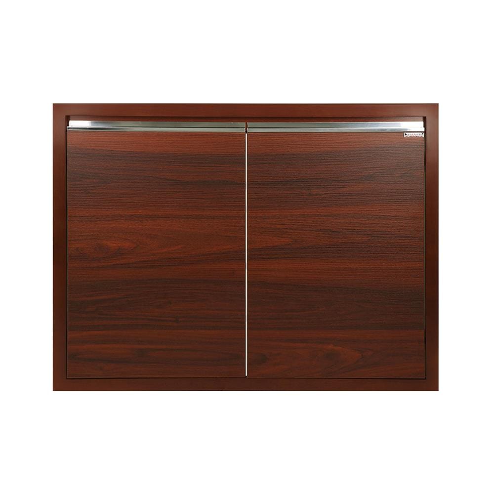 บานซิงค์คู่ KITZCHO ZENSE 86x66 ซม. สีไม้สัก