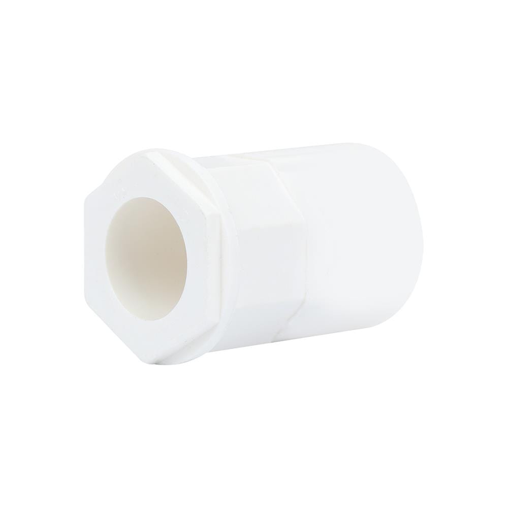 ข้อต่อเข้ากล่อง PVC ตราช้างNPI 20 มม. มาตรฐาน BS สีขาว