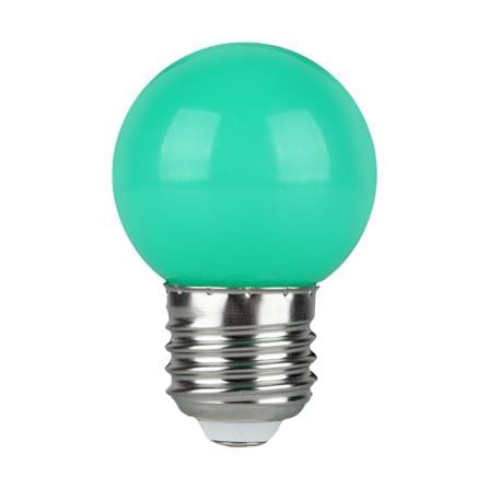 หลอด LED ปิงปอง HI-TEK HLLC00001G 1 วัตต์ E27 สีเขียว