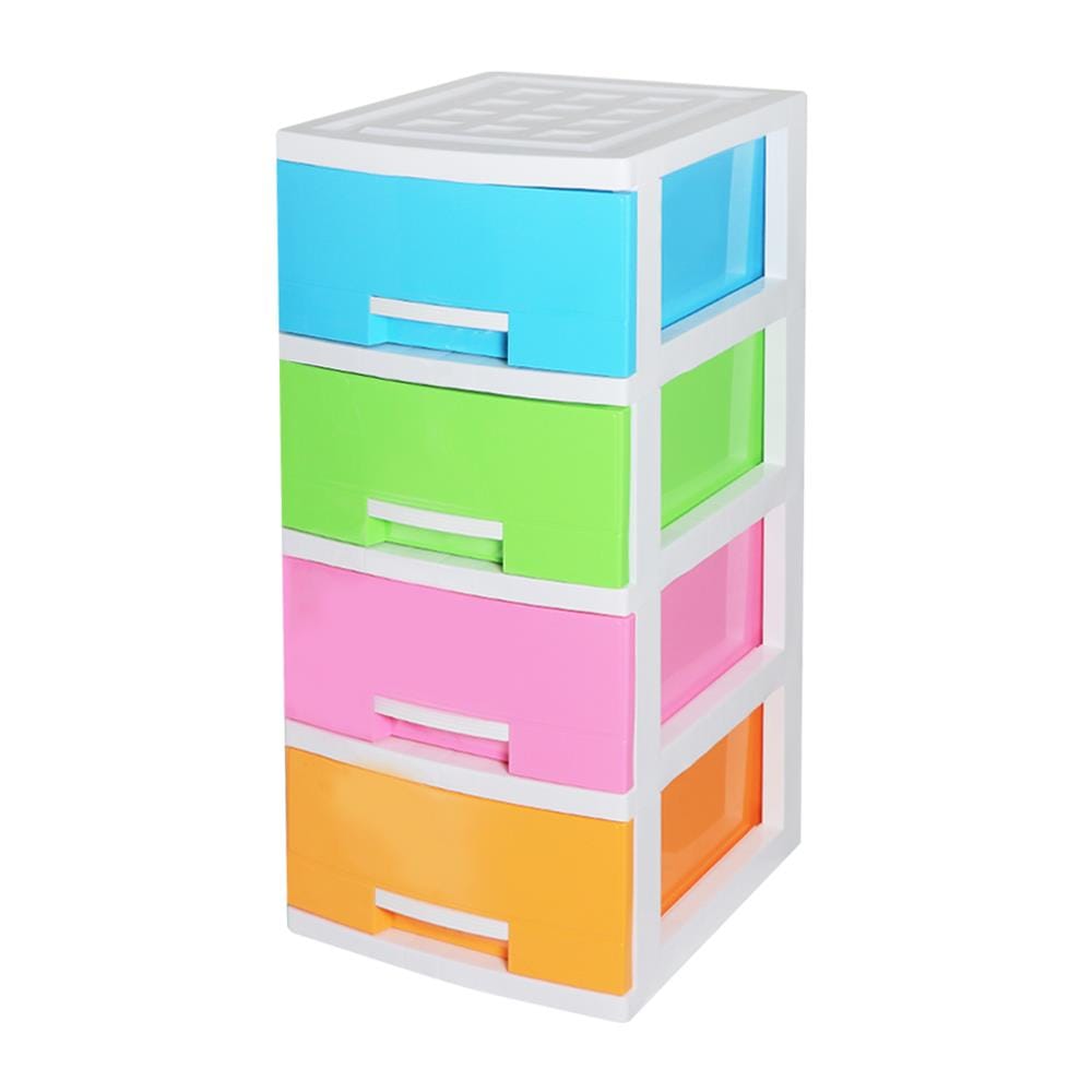 ตู้ลิ้นชัก 4 ชั้น STACKO HANA 45x40x84 ซม. หลากสี
