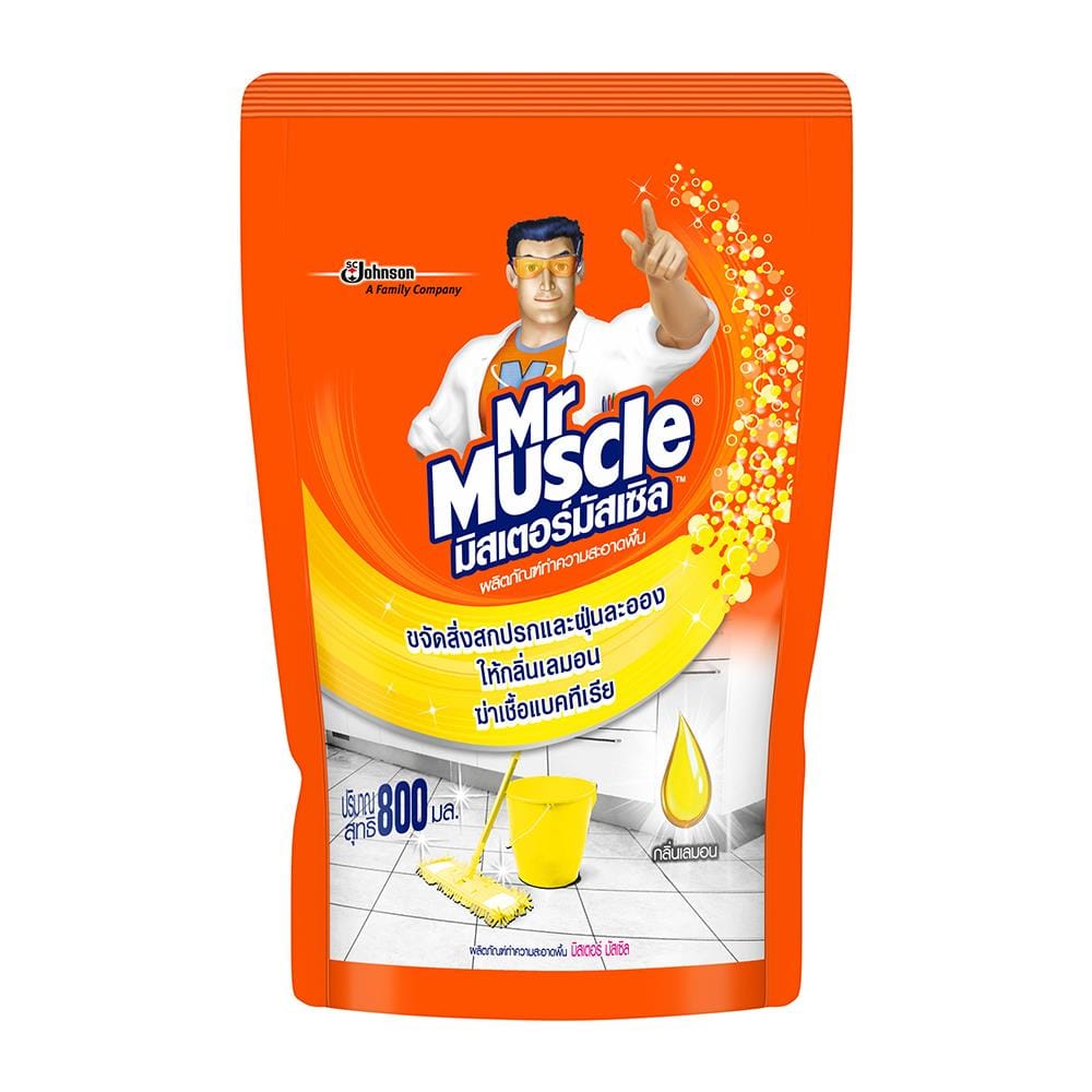 น้ำยาทำความสะอาดพื้น MR.MUSCLE 800ml LEMON