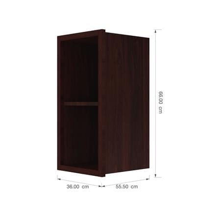 ตู้แขวนจบมุม KITZCHO EAZY 36x66 ซม. สีโอ๊ค_2