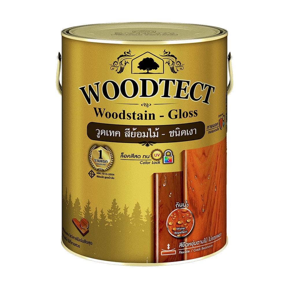 สีย้อมไม้ WOODTECT WOODSTAIN 107 เงา 1/4G แกลลอน