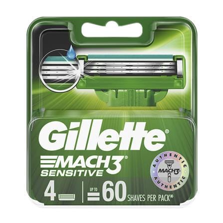 ใบมีด GILLETTE MACH 3 SENSITIVE CART 4 ใบ_0