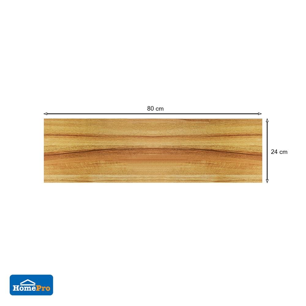 แผ่นชั้นไม้เมลามีน STACKO 80x24x1.6 ซม. สีโรมา