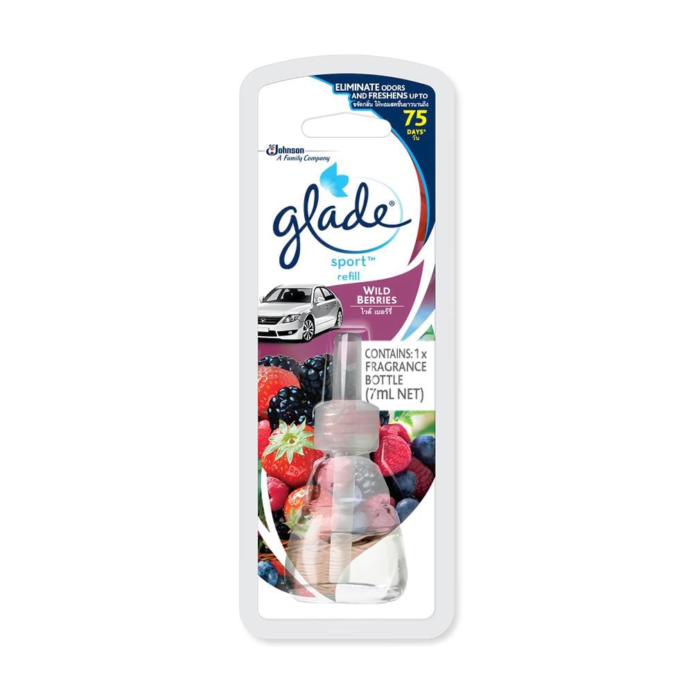 น้ำหอมปรับอากาศรถยนต์ GLADE SPORT 7ml WILD BERRIES