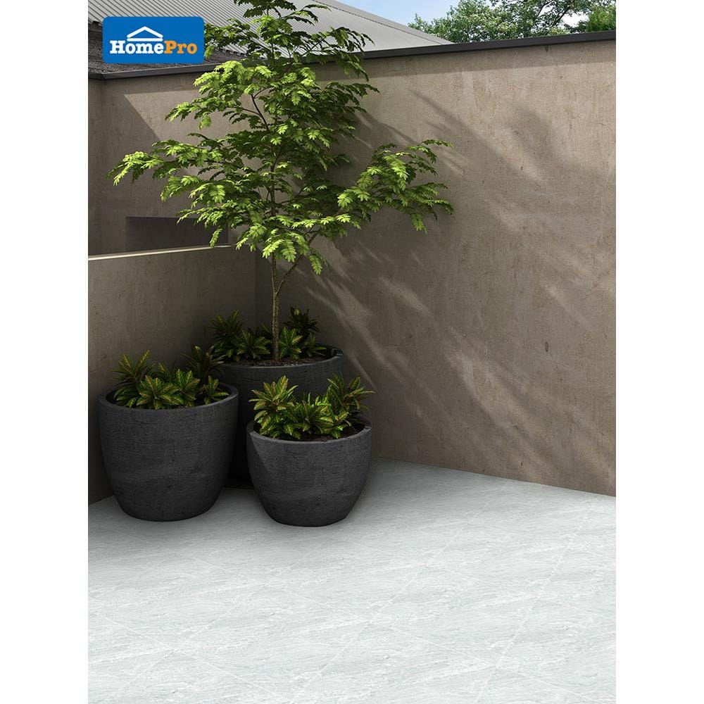 กระเบื้องพื้น 16x16 นิ้ว DURAGRES พราโด้ เทา A (REC)