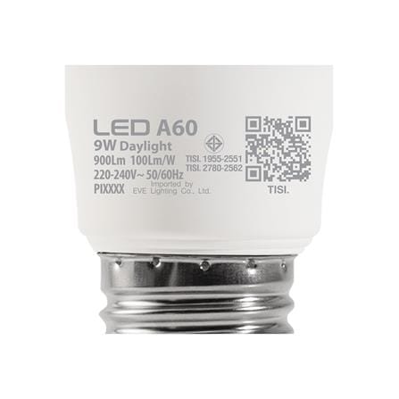 หลอด LED EVE A60 SUPER SAVE 9 วัตต์ DAYLIGHT E27_4