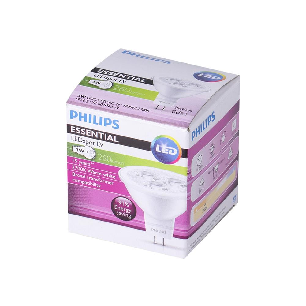 หลอด LED MR16 3W WW GU5.3 PHI