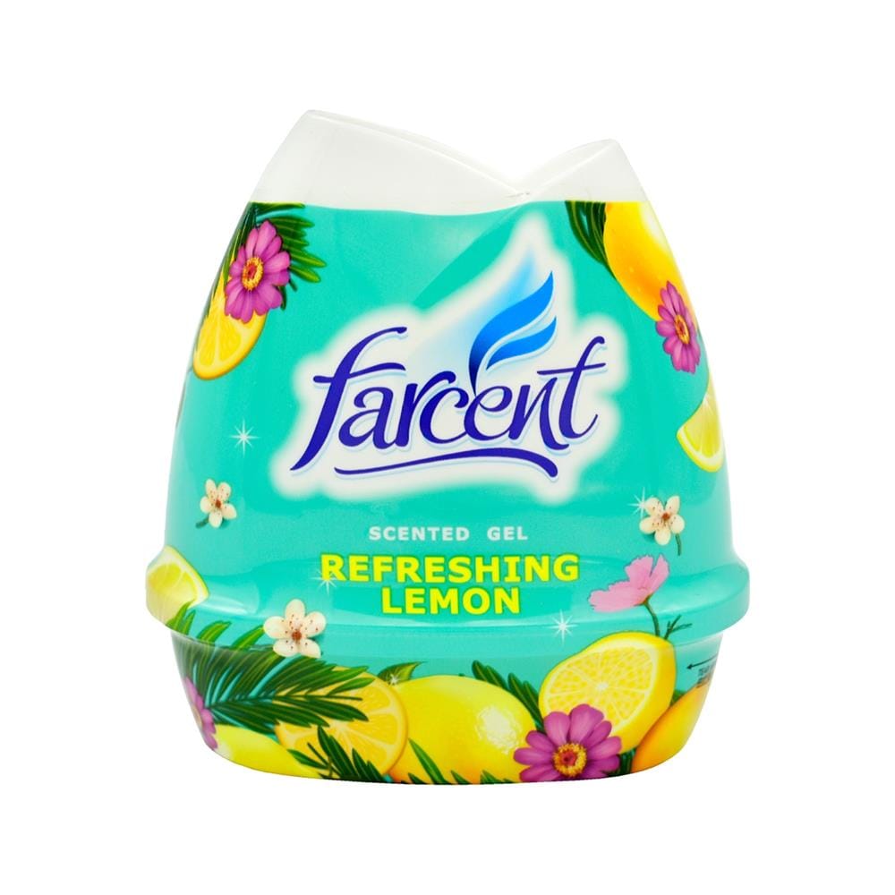 เจลปรับอากาศ FARCENT REFRESHING LEMON 200 กรัม แพ็ก 2 แถม 1