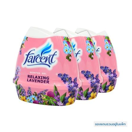 เจลปรับอากาศ FARCENT RELAXING LAVENDER 200 กรัม แพ็ก 2 แถม 1_0