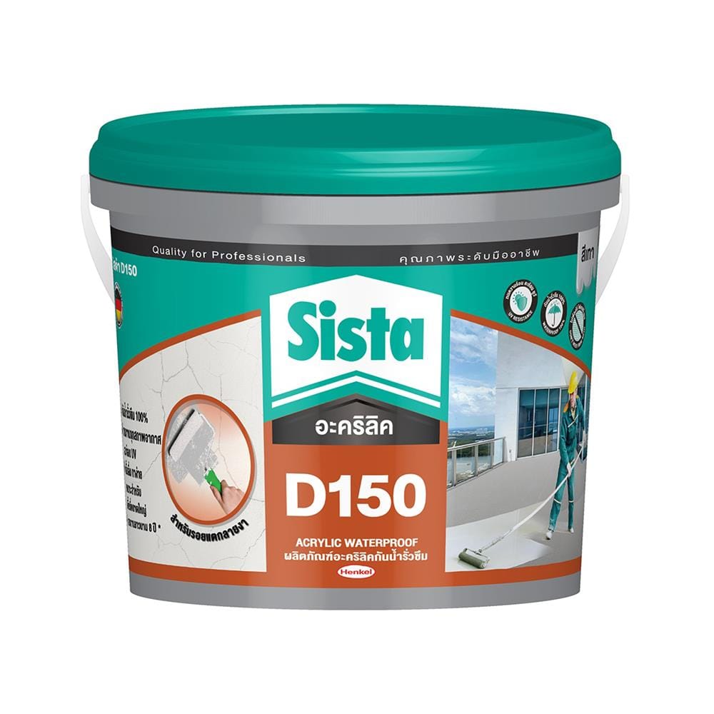 อะคริลิกกันซึม SISTA D150 20 กก. สีเทา_1