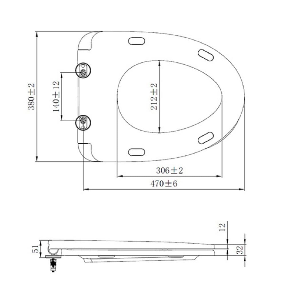 ฝารองนั่ง SLOW CLOSE AMERICAN STANDARD 61000NS-WT