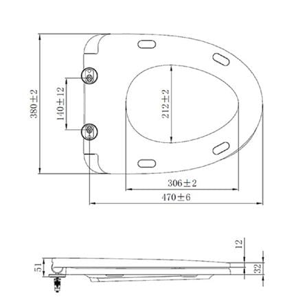 ฝารองนั่ง SLOW CLOSE AMERICAN STANDARD 61000NS-WT_1