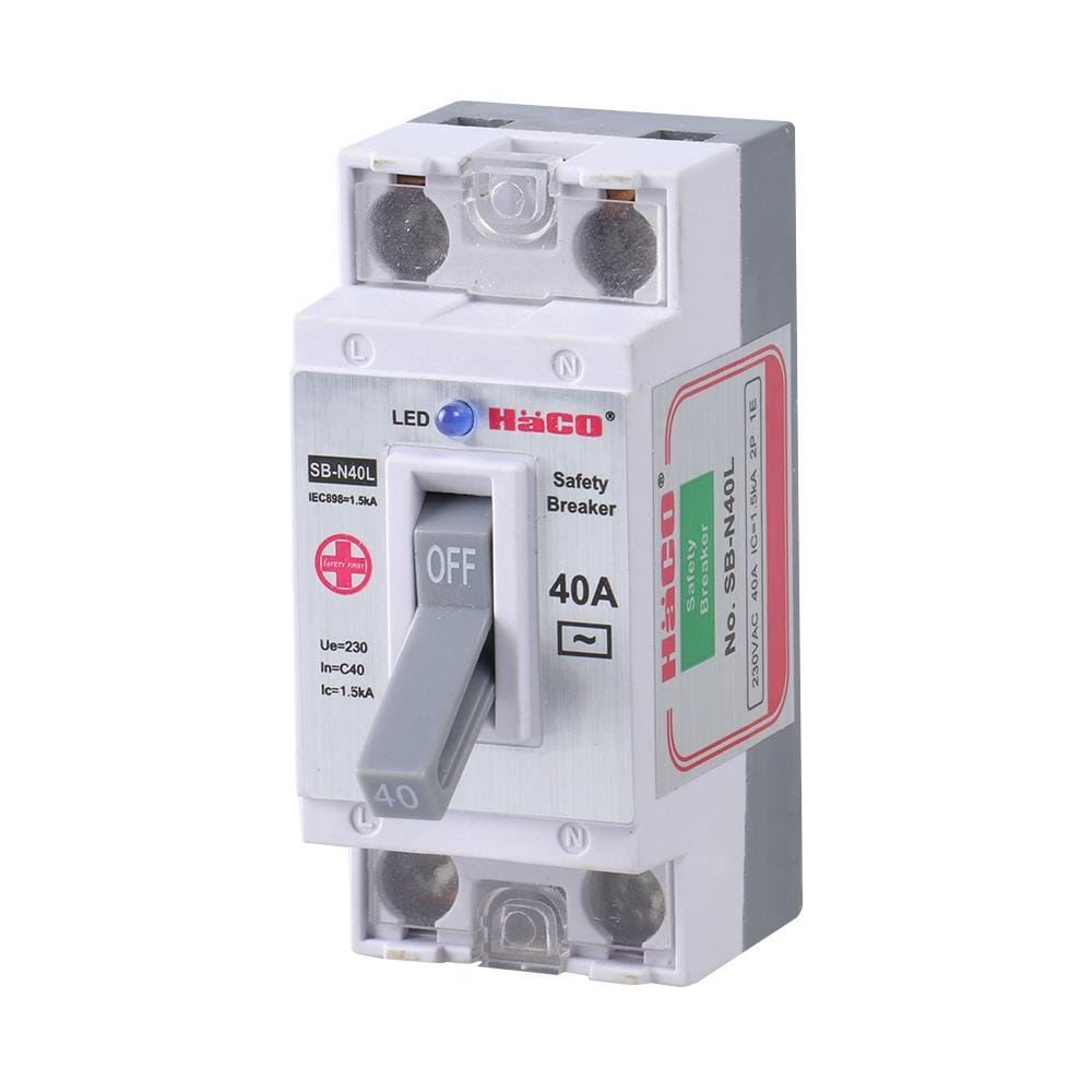 เซฟตี้เบรกเกอร์ 40 แอมป์ 1 เฟส HACO SB