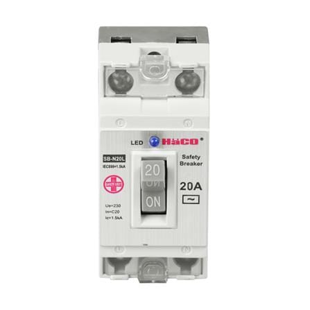 เซฟตี้เบรกเกอร์ 20 แอมป์ 1 เฟส HACO SB