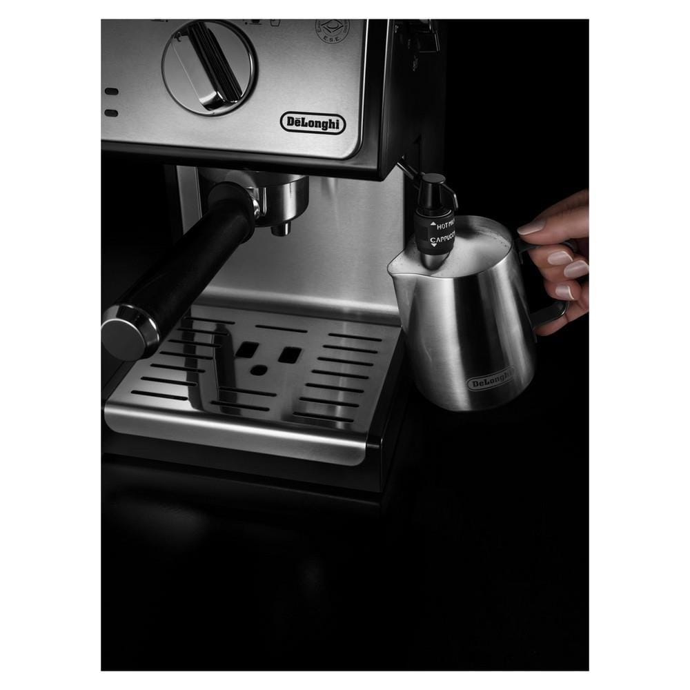 เครื่องชงกาแฟเอสเพรสโซ DELONGHI ECP35.31 1.1 ลิตร สีเงินดำ