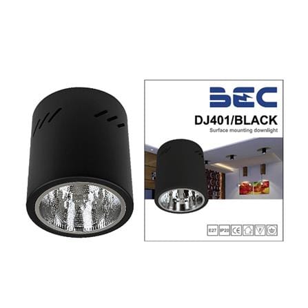 ดาวน์ไลท์ BEC DJ401 4 นิ้ว สีดำ กลม_1