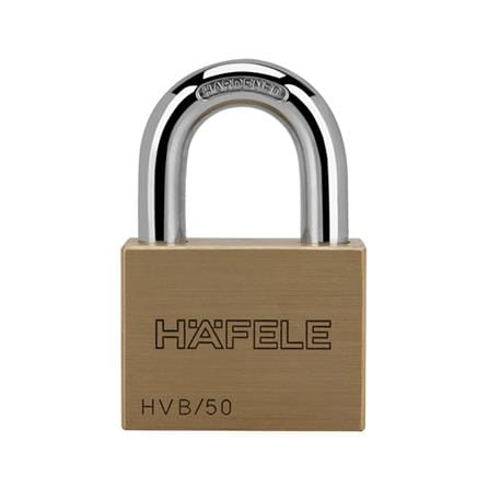 กุญแจลูกปืน HAFELE 482.01.984 50 มม. สีทองเหลือง_1