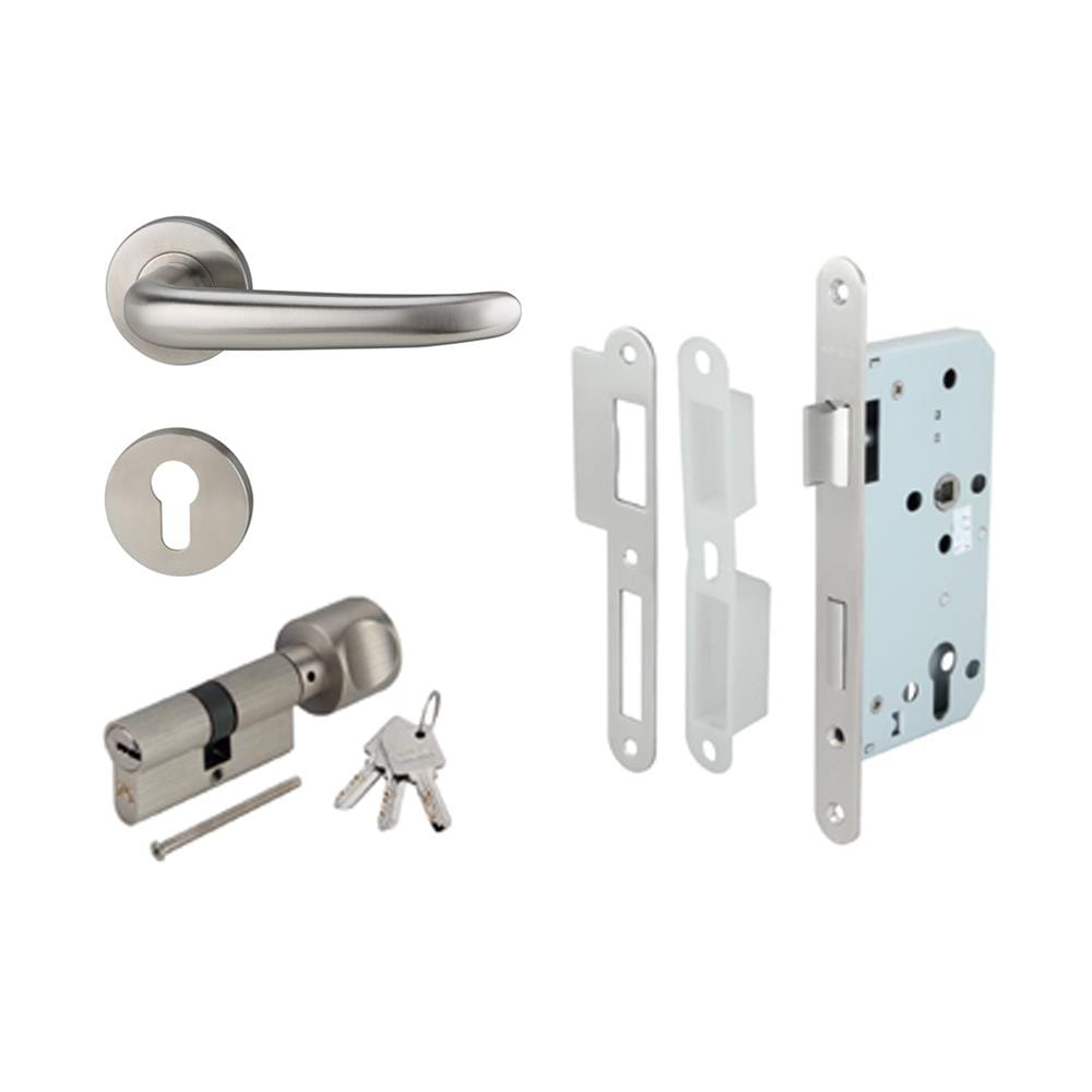 มือจับก้านโยกห้องทั่วไป MORTISE  HAFELE 499.10.119 สีสเตนเลส