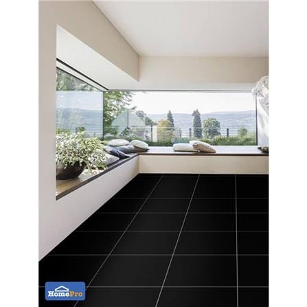 PORCELAIN  FLOOR TILE TARA 60x60CM TRIPLE BLACK 1.44M2_3