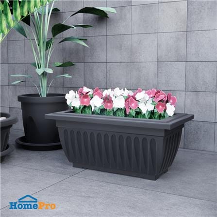 กระถางพลาสติก BABA 510 สี CHARCOAL_4