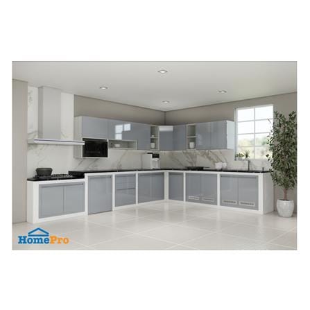บานซิงค์เดี่ยว CABIN HI-GLOSS 43x65 ซม. สีเทา_4