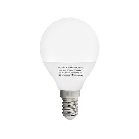 หลอด LED SHINING BULB GLOBE 3 วัตต์ DAYLIGHT E14_1