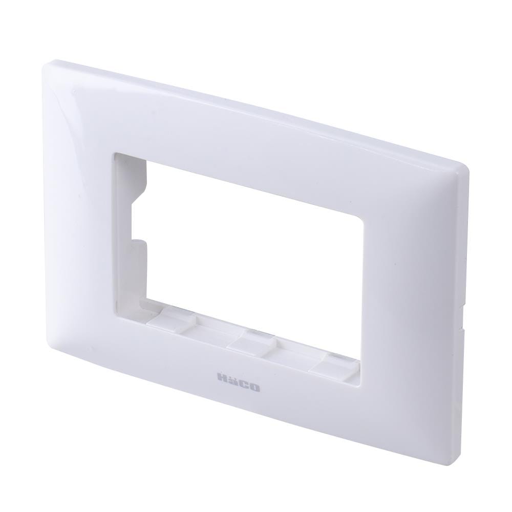 หน้ากาก 3 ช่อง HACO AP-F003 สีขาว