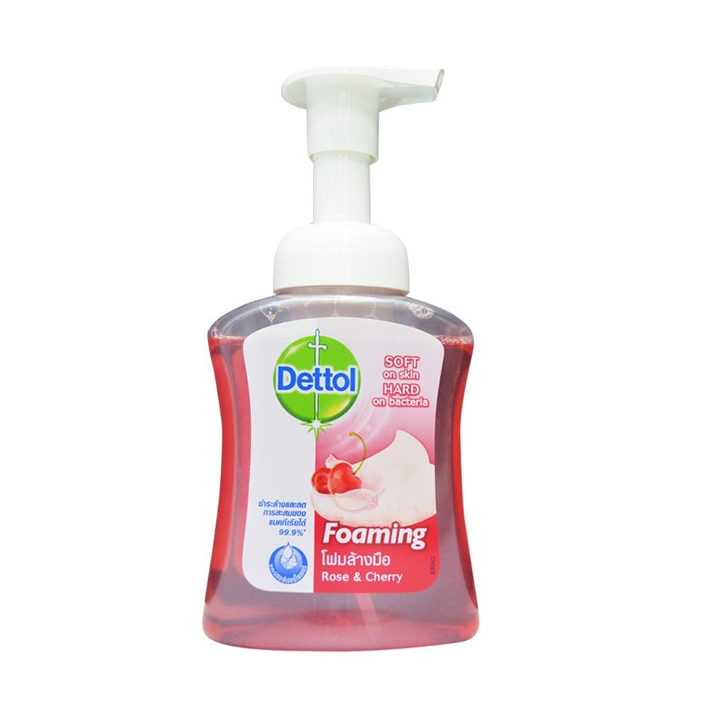 โฟมล้างมือ DETTOL 250ml ROSE&CHERRY