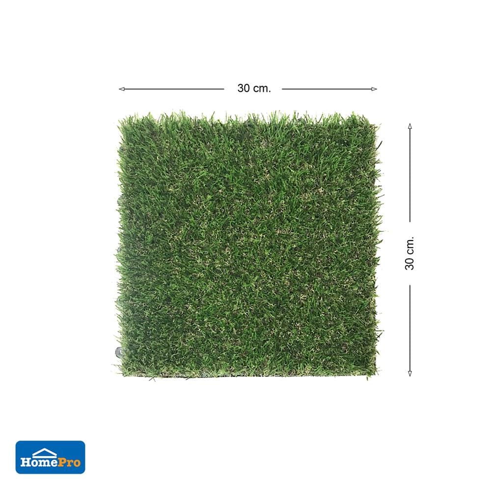 ทางเท้าหญ้าเทียม 25 มม. SPRING GN-U SOFT 30X30 ซม.