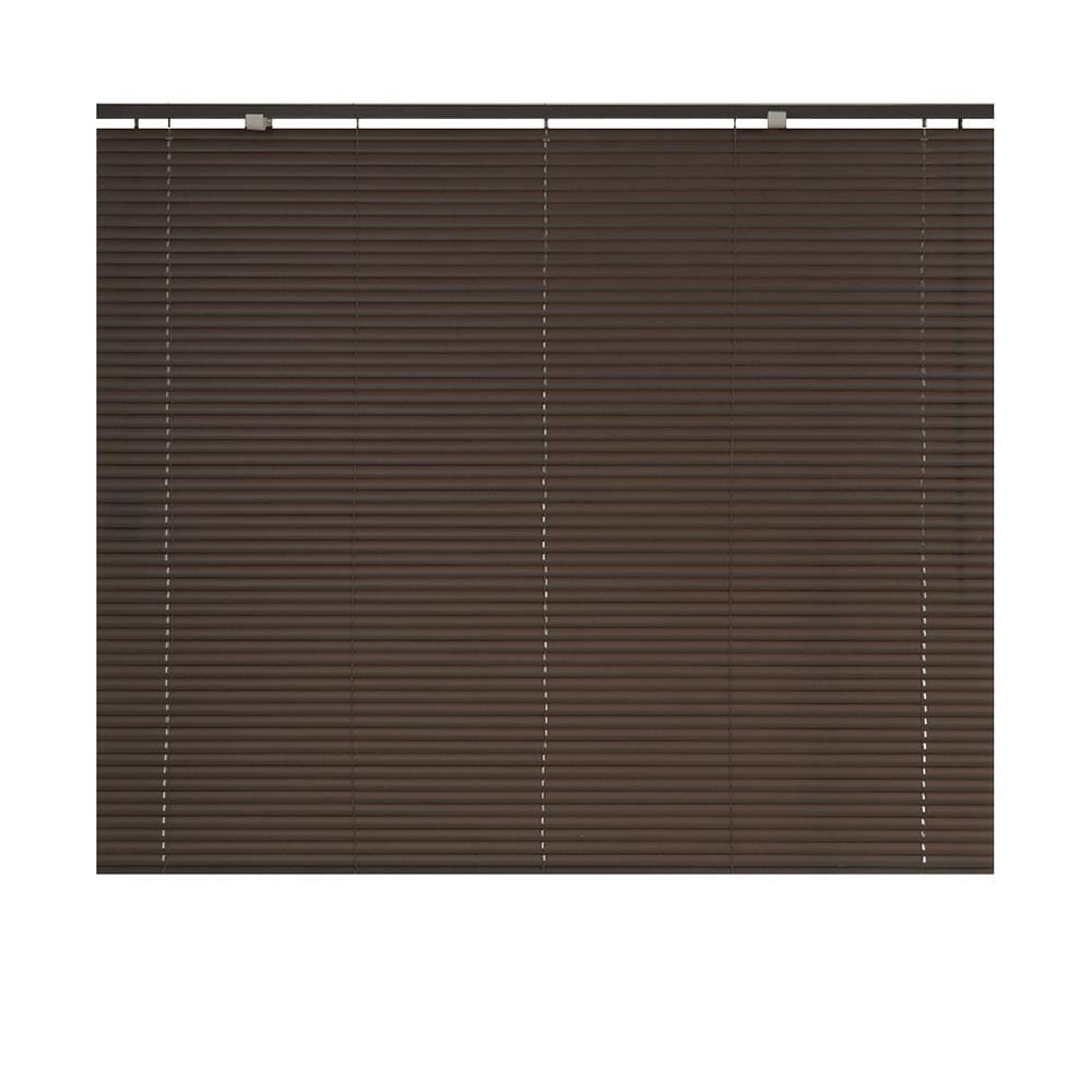 VINYL VENETIAN BLIND HOME LIVING STYLE 155X130CM DARK BROWN