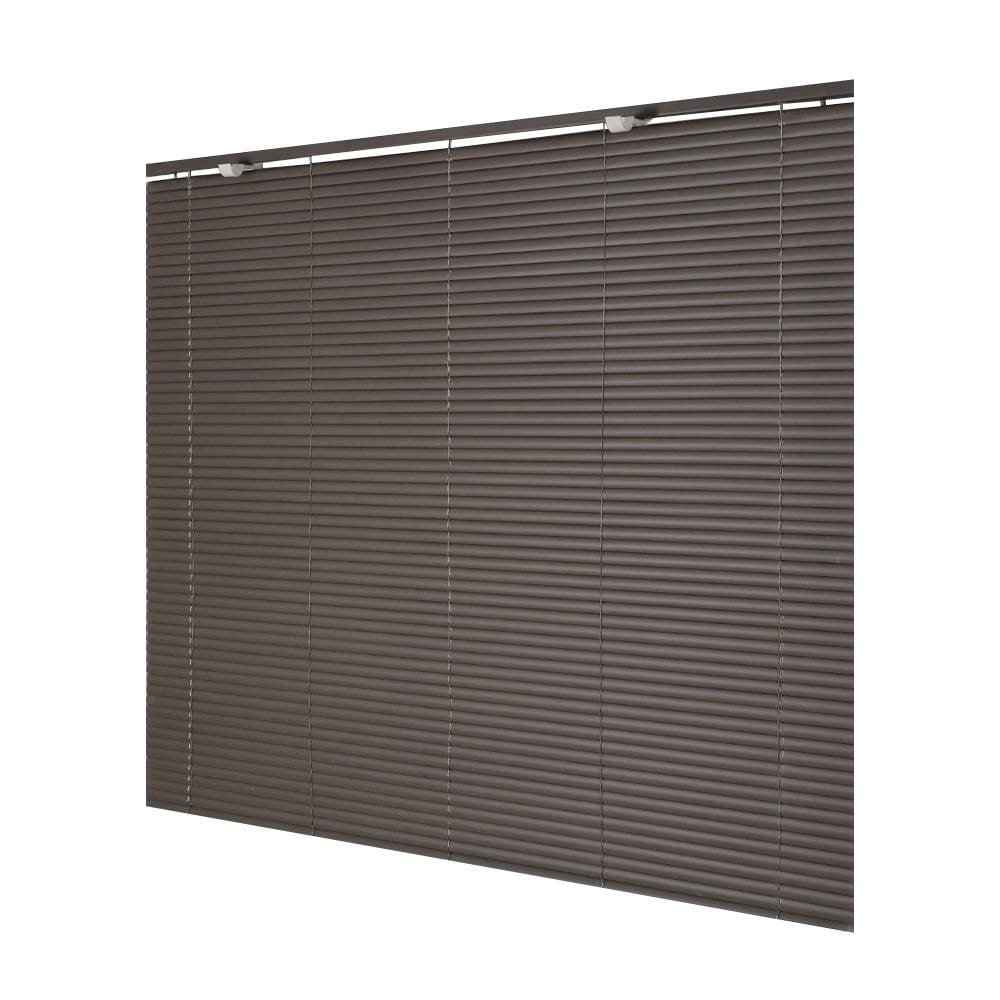 VINYL VENETIAN BLIND HOME LIVING STYLE 155X130CM DARK BROWN