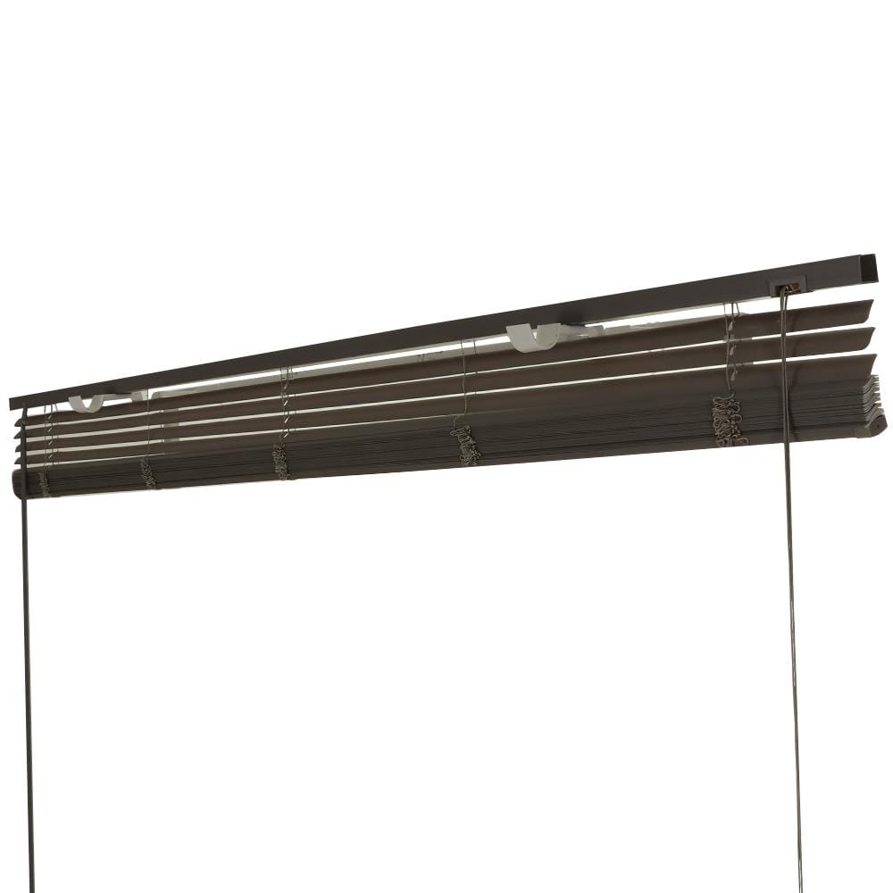 VINYL VENETIAN BLIND HOME LIVING STYLE 155X130CM DARK BROWN