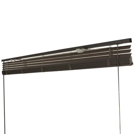 VINYL VENETIAN BLIND HOME LIVING STYLE 155X130CM DARK BROWN_3