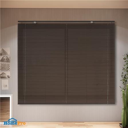 VINYL VENETIAN BLIND HOME LIVING STYLE 155X130CM DARK BROWN_5