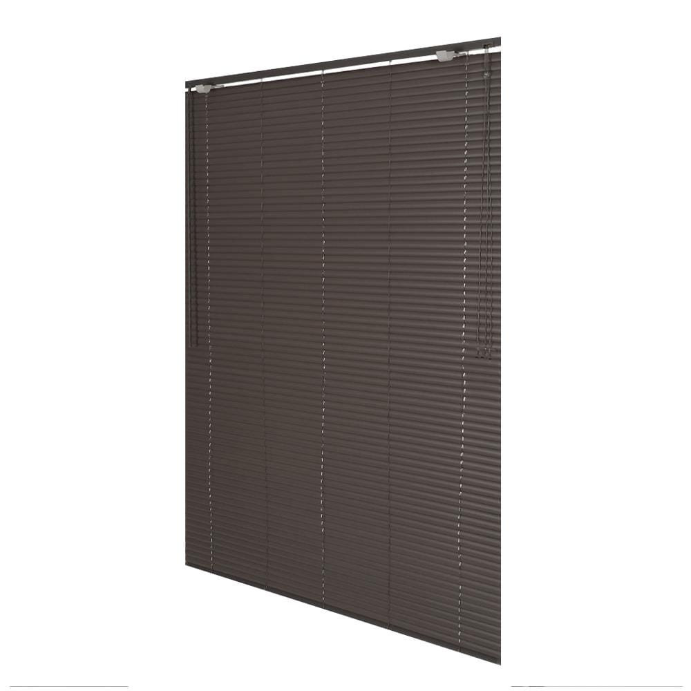 VINYL VENETIAN BLIND HOME LIVING STYLE 120X160CM DARK BROWN