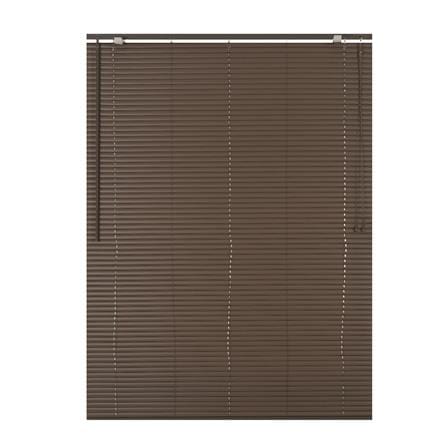VINYL VENETIAN BLIND HOME LIVING STYLE 120X160CM DARK BROWN_0