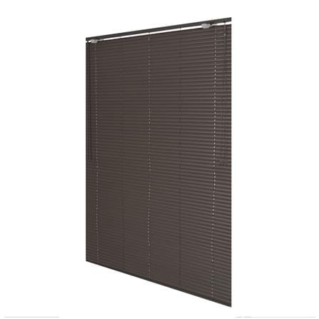 VINYL VENETIAN BLIND HOME LIVING STYLE 120X160CM DARK BROWN_1