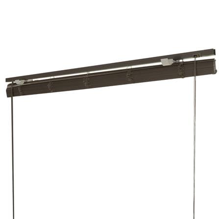 VINYL VENETIAN BLIND HOME LIVING STYLE 120X160CM DARK BROWN_3