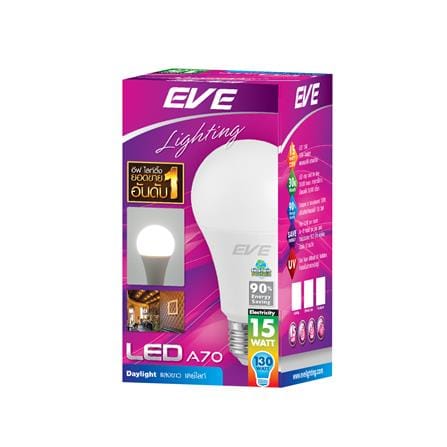 หลอด LED EVE A70 15 วัตต์ DAYLIGHT E27_2