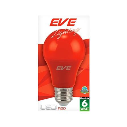 หลอด LED EVE A60 15000HR 6 วัตต์ สีแดง E27_1
