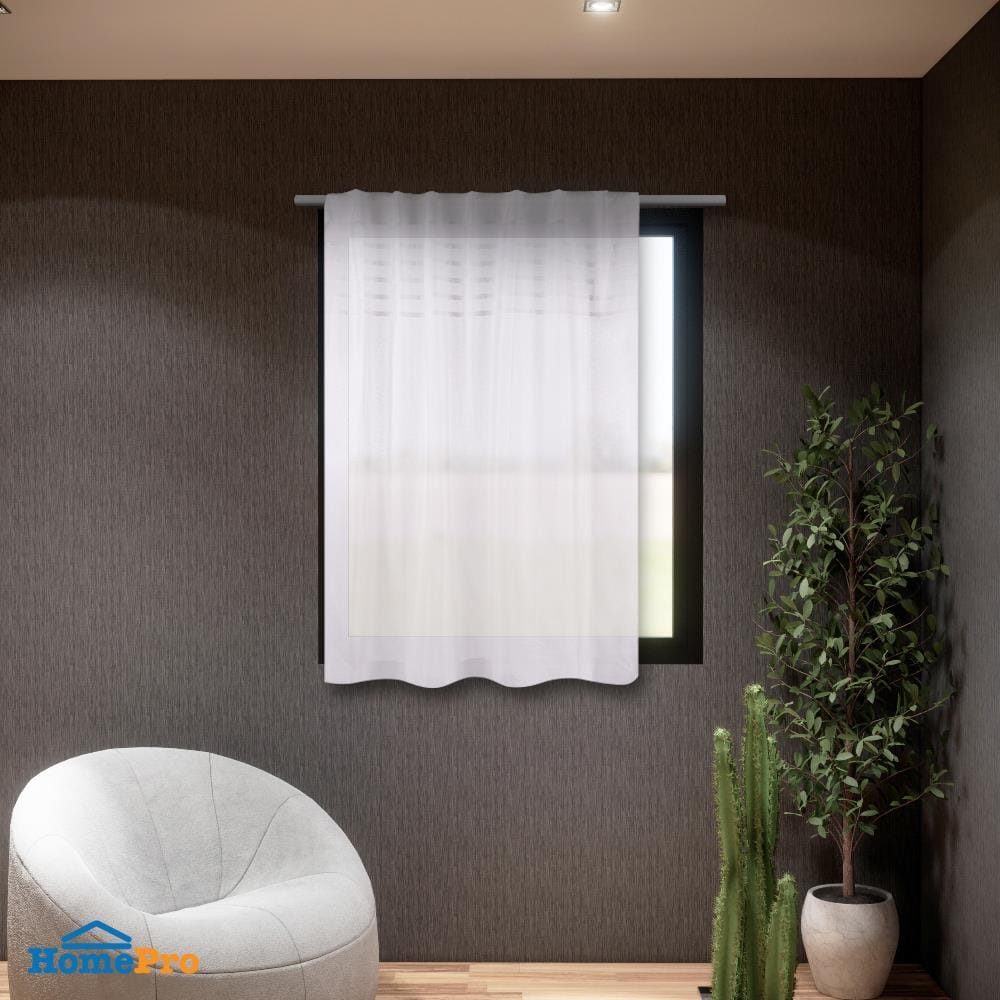 ผ้าม่านโปร่งซ่อนหู HOME LIVING STYLE DITTO 140X160 ซม. สีขาว