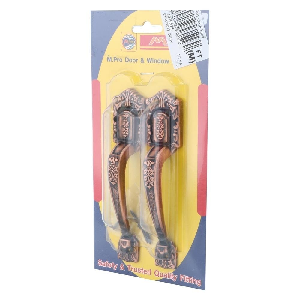 มือจับหางหงษ์ M.PRO 520-6 150 มม. สีทองแดงรมดำ แพ็ก 2 ชิ้น