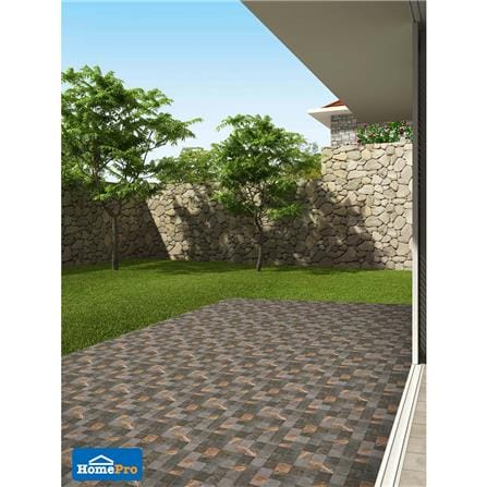 กระเบื้องพื้น 16x16 นิ้ว DURAGRES ไอโอวา ดำ EXC A_4