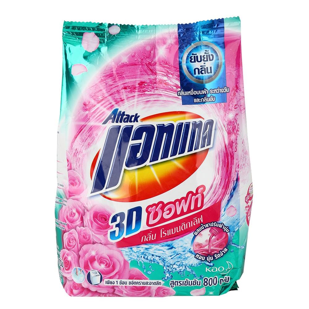 DETERGENT ATTACK 3D 800G ROMANTIC LOVE