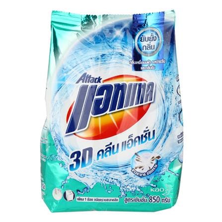 ผงซักฟอก ATTACK 3D CLEAN ACTION 850g_0