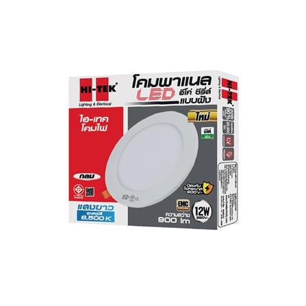 ดาวน์ไลท์ LED HI-TEK ECO HFLEPR012D ROUND 6 นิ้ว 12 วัตต์ DAYLIGHT สีขาว_1