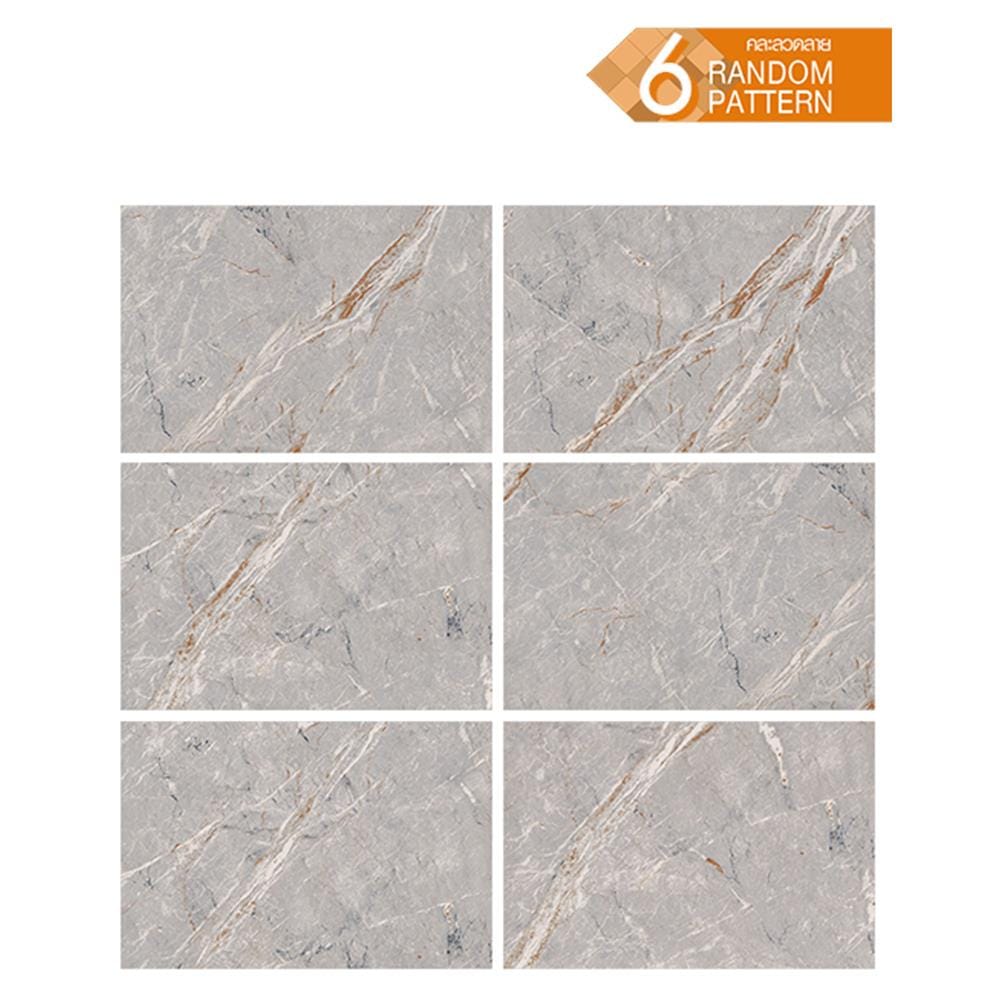 กระเบื้องพื้น 60x90 ซม. เฮซเซล เกรย์ 1.08M2