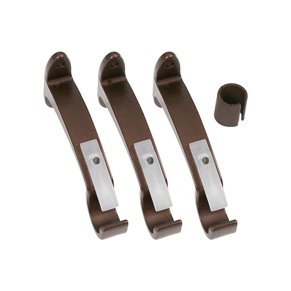 STEEL TENSION ROD HOME LIVING STYLE TWIST 110-210CM BROWN